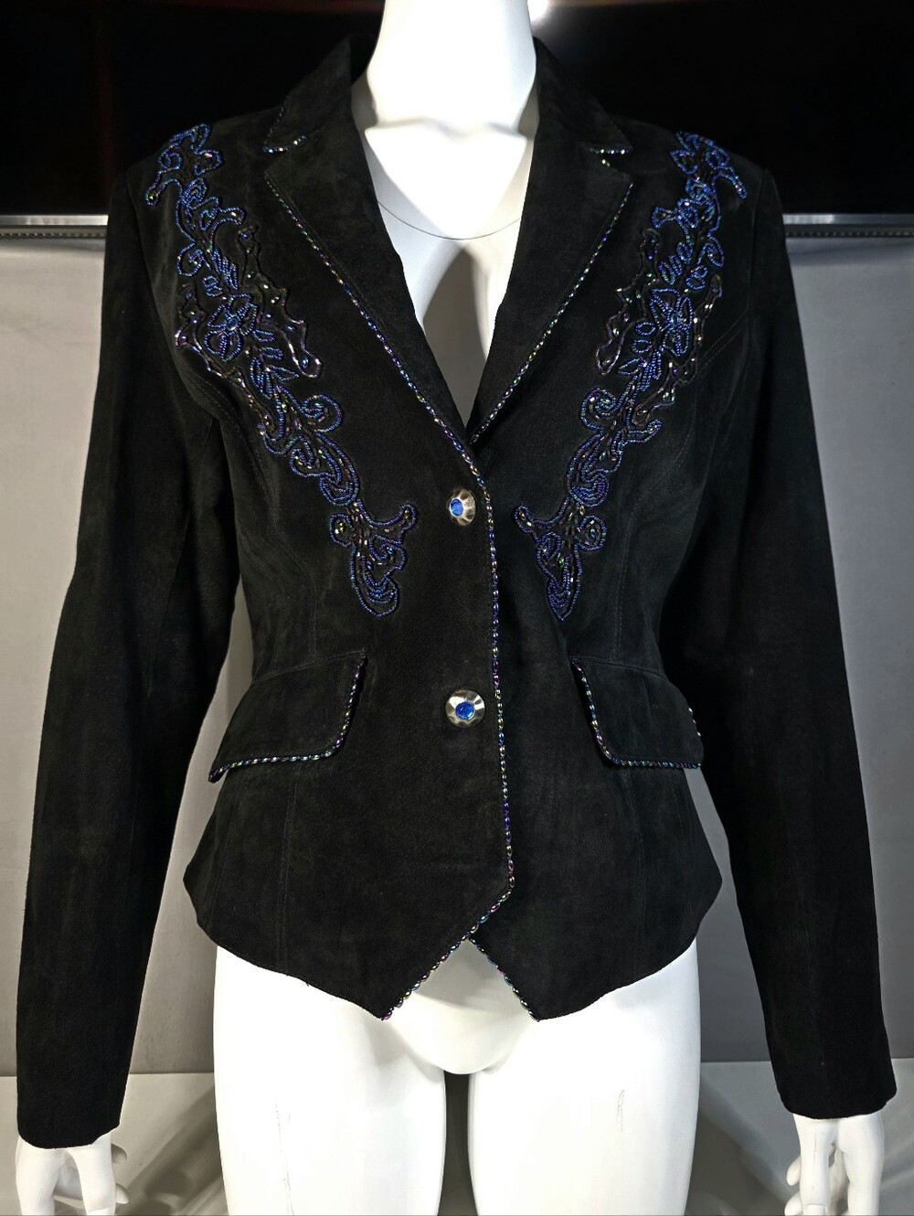 Cripple Creek Genuine Suede western-style jacket Blazer Women's Size Medium